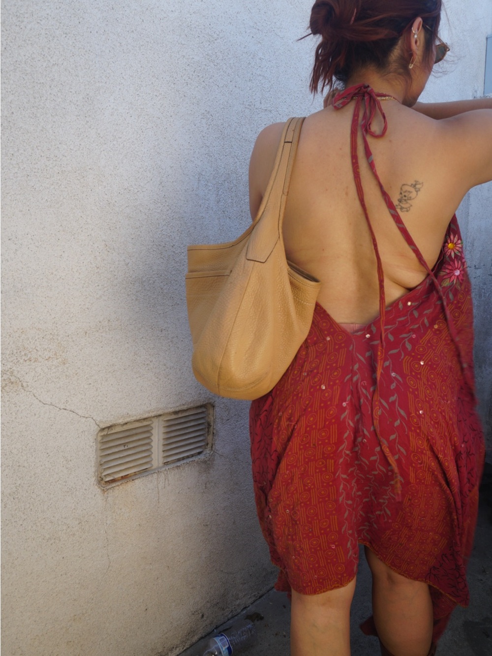 Coach Pebbled Leather Shoulder Bag in Tan Brown - Picture 4 of 9